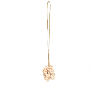 Pampille coquillages boule - Rose