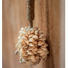 Pampille coquillages boule - Rose