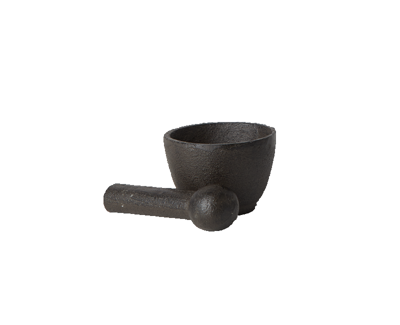 Mortier en fonte Frej S marron/noir avec pilon – Affari of Sweden Mortier en fonte Frej S marron/noir avec pilon – Affari of Sweden