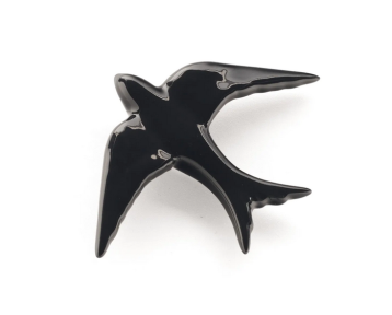 Hirondelle céramique noire...