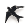 Hirondelle céramique noire - 3 tailles