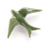 Hirondelle céramique olive - 3 tailles