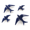 Hirondelle céramique marine - 3 tailles
