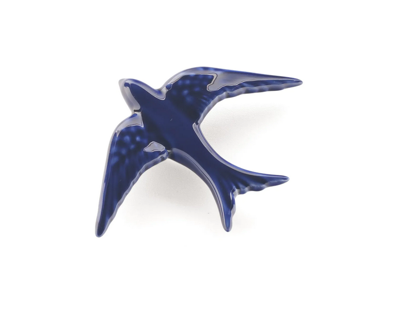 Hirondelle céramique marine - 3 tailles