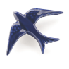 Hirondelle céramique marine - 3 tailles