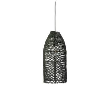 Suspension noire Fei n°2 en fibres naturelles – Original Home – Boêtique Vannes