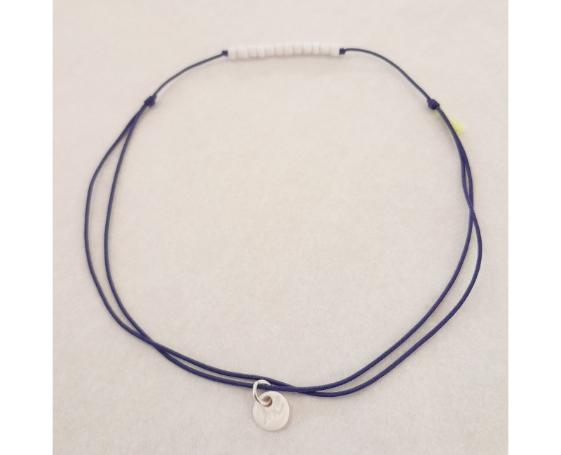 Bracelet / collier Bleu