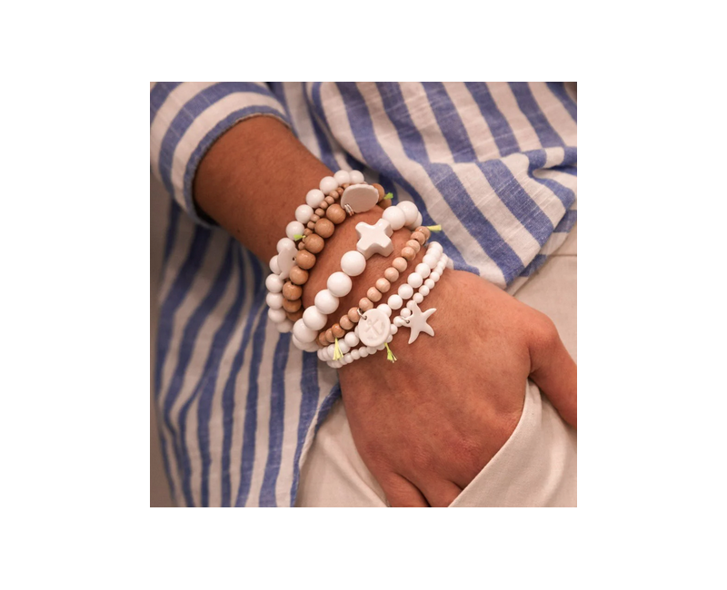 Bracelet Coquillage Blanc