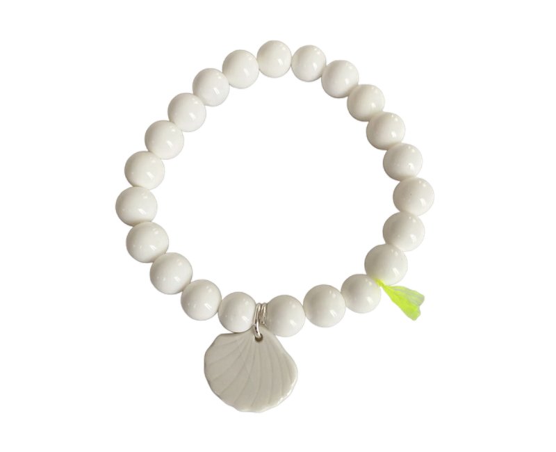 Bracelet Coquillage Blanc