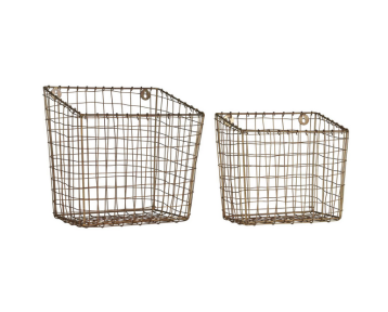Panier mural grillage