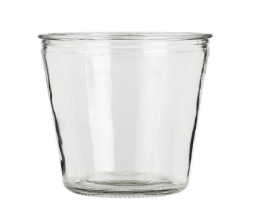 Pot transparent pour plantes