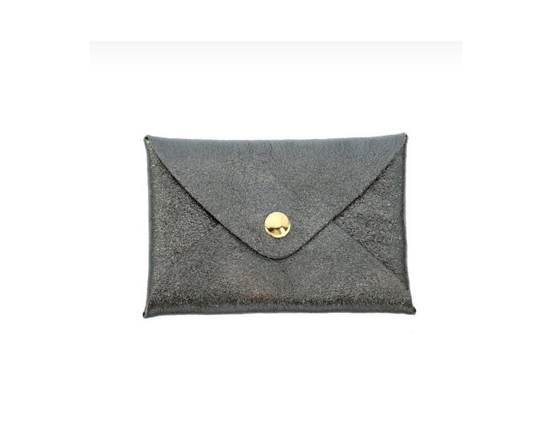 Pochette Origami argent foncé