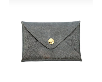 Pochette Origami argent foncé