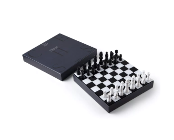 Jeu d'échecs noir et blanc