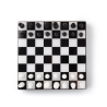 Jeu d'échecs noir et blanc