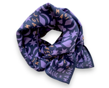 Grand foulard en coton motif Magic Dream – Apaches Collections chez Boêtique