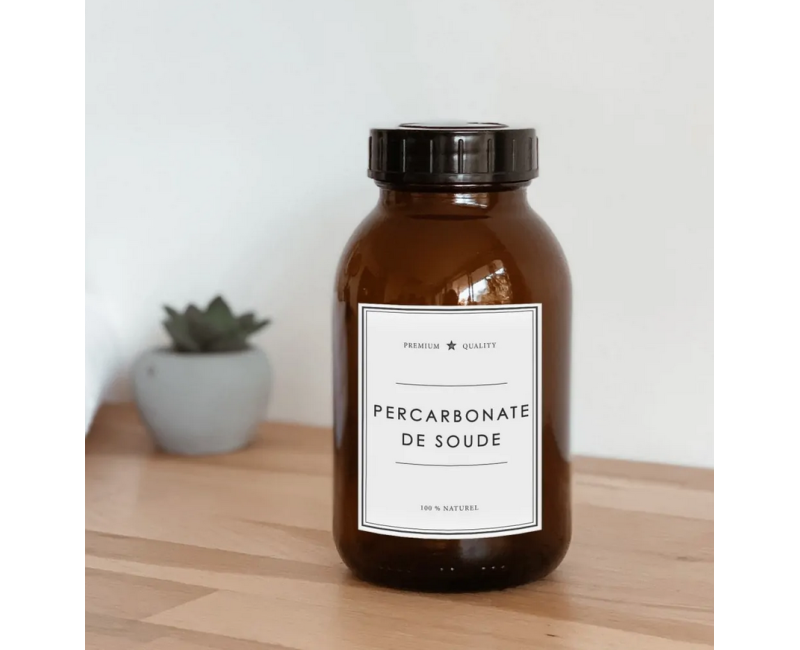 Bocal percarbonate ambré - 500ml