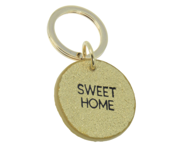 Porte clé rond sweet home -...